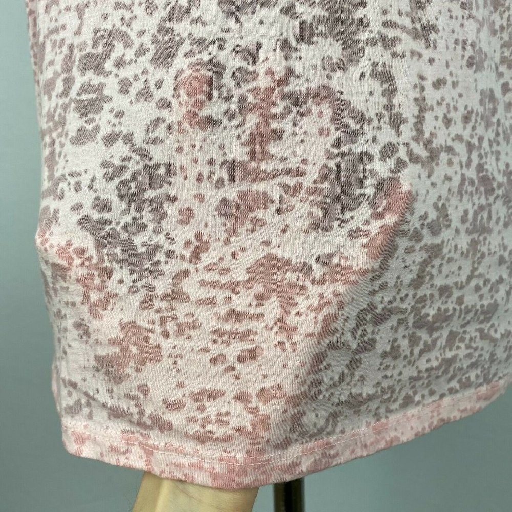 LuLaRoe Liv T S One Of A Kind Butterfly Burnout Ringer Tee - Picture 9 of 11